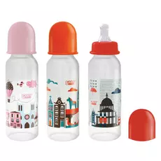 Бутылочка с соской 250 мл. из серии Я люблю, от 0 мес., 250 мл.