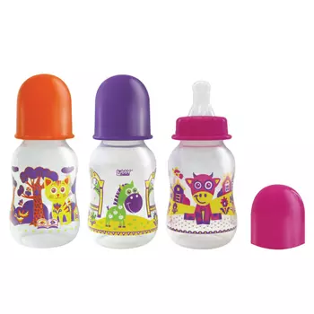 Бутылочка с соской из серии Русские мотивы, от 0 мес., 125 мл.