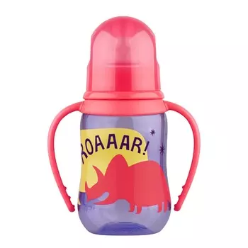 Бутылочка с соской - Русские мотивы, от 0 мес, 125 мл, с ручками