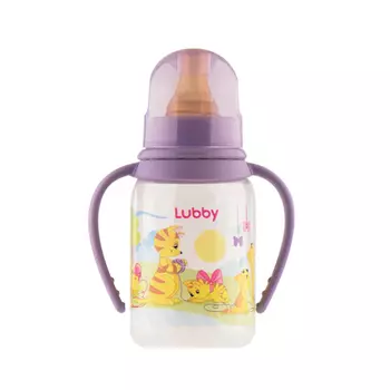 Бутылочка с соской - Веселые животные, от 0 мес., 125 мл.