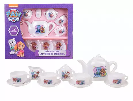Чайный сервиз ТМ Щенячий патруль, 12 предметов