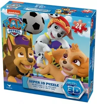 Cупер 3D пазл Щенячий Патруль, 24 элемента