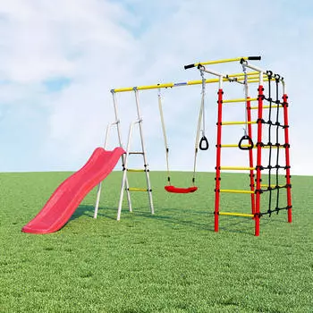 Дачный комплекс Romana Богатырь R.103.07.04 + пластиковые качели