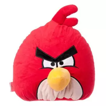 Декоративная подушка из серии Angry Birds - Красная птица Red Bird, 30 см.