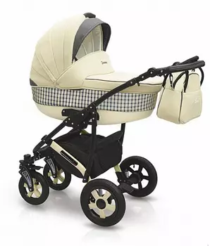Детская коляска Camarelo Carera 2 в 1, бежевая