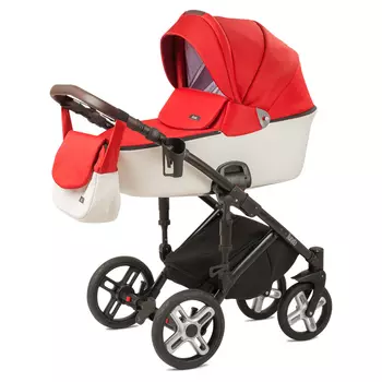 Детская коляска Nuovita Carro Sport 2 в 1 Scarlatto цвет bianco/алый-белый