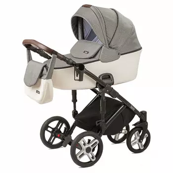 Детская коляска Nuovita Carro Sport 2 в 1, Grigio bianco/Серо-белый