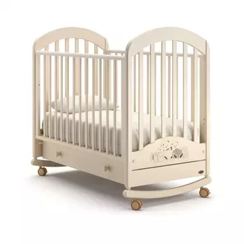 Детская кровать Nuovita Grano dondolo, цвет - Avorio/Слоновая кость