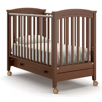 Детская кровать Nuovita Perla solo, цвет - Noce scuro/Темный орех