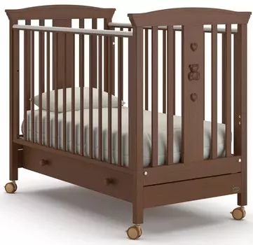 Детская кроватка – Nuovita Fasto. Noce scuro/Темный орех