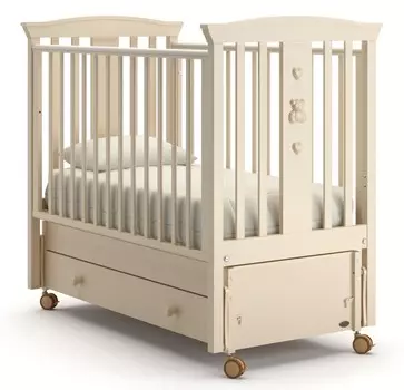 Детская кроватка – Nuovita Fasto swing, продольный. Avorio/Слоновая кость