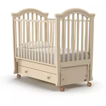 Детская кроватка – Nuovita Perla swing, продольный. Avorio/Слоновая кость