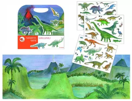 Детская магнитная игра - Динозавры