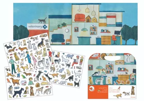Детская магнитная игра - На приеме у ветеринара