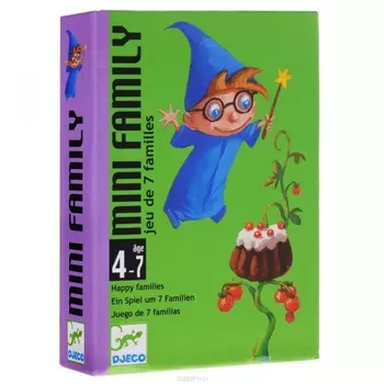 Детская настольная карточная игра Мини-семья