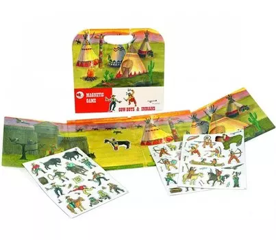 Детская настольная магнитная игра – Индейцы