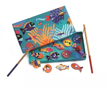 Детская настольная магнитная игра Рыбалка Рыбки