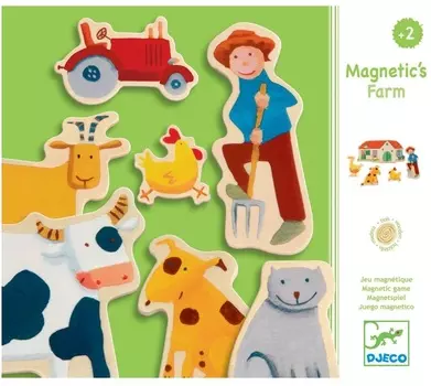 Детская развивающая магнитная игра Ферма