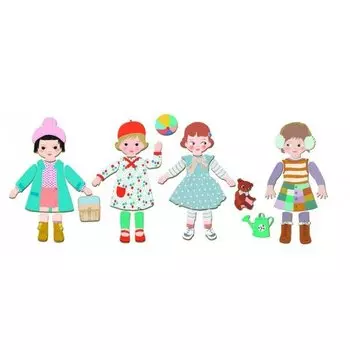 Детская развивающая магнитная игра – Мода