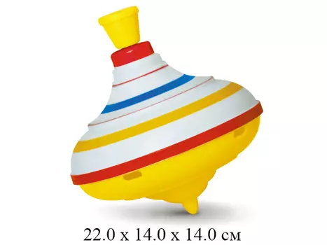 Детская юла, диаметр 14 см.