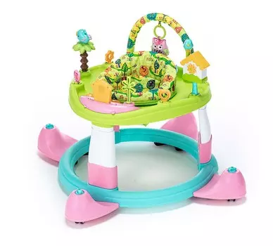 Детские ходунки Nuovita Gioco, verde rosa/зелено-розовый