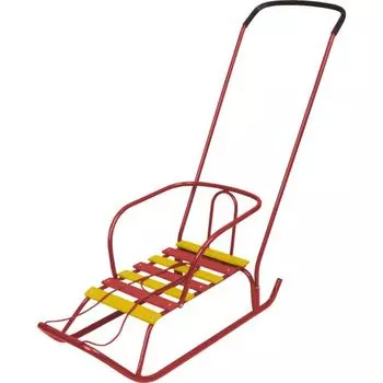 Детские санки - Ветерок 2, красные