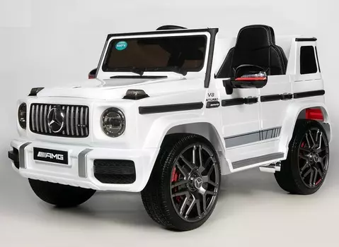 Детский электромобиль Barty Mercedes-Benz AMG G63 ВВН-0002, белый