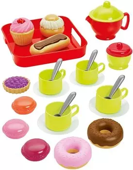 Детский чайный набор с выпечкой