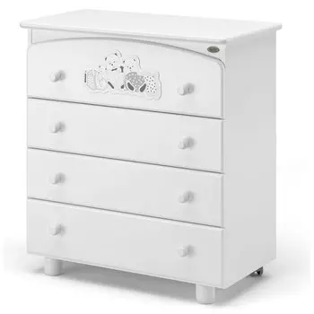 Детский комод Nuovita Grano, цвет - Bianco/Белый