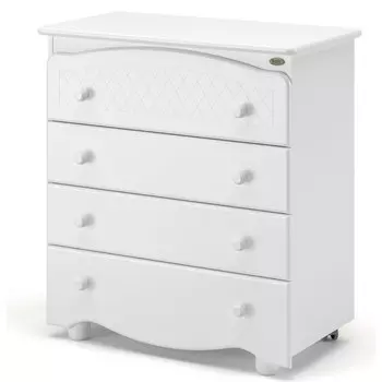 Детский комод Nuovita Tempi, bianco/белый