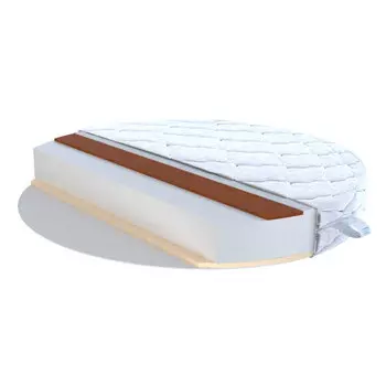 Детский круглый матрас Nuovita Peloso, размер 65 х 65 х 13 см