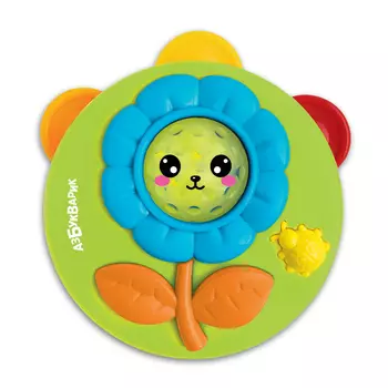 Детский музыкальный инструмент – Бубен зеленый, песенки и свет