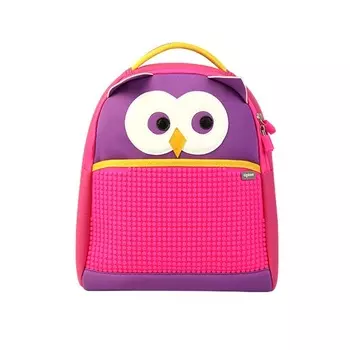 Детский рюкзак - Сова The Owl WY-A031, цвет фиолетовый-фуксия