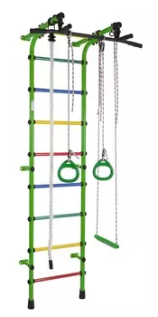 Детский спортивный комплекс – Непоседа, салатовый/радуга