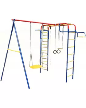 Детский спортивный комплекс Пионер-дачный мини, с качелями на цепях