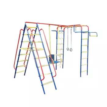 Детский спортивный комплекс Пионер-дачный ТК-2, с металлическими качелями