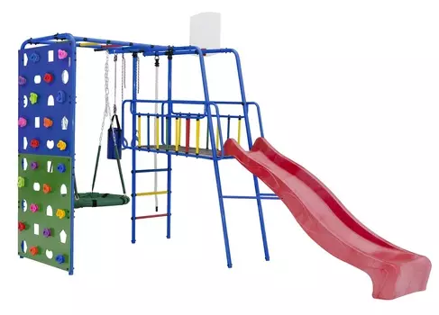 Детский спортивный комплекс Street 3, синий радуга