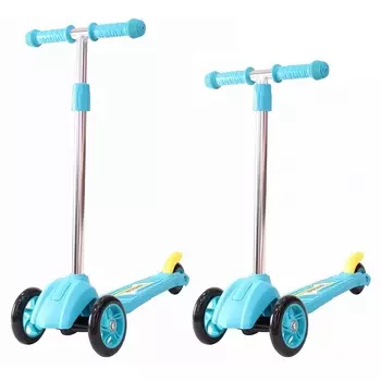 Детский трехколесный самокат бирюзового цвета RT ORION MINI 164в2