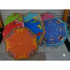 Детский зонт – Цветной с рисунком, матовый диаметр 50 см