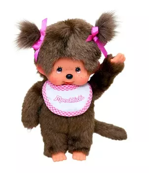 Девочка Мончичи в слюнявчике, 20 см