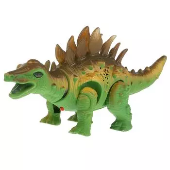 Динозавр с подвижными элементами, свет + звук