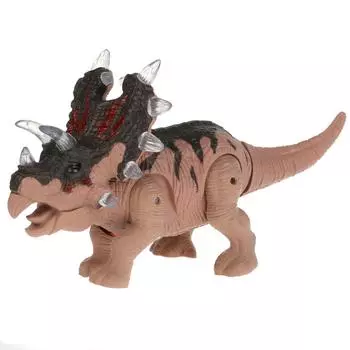 Динозавр, свет + звук