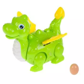 Динозавр свет + звук, несет яйца