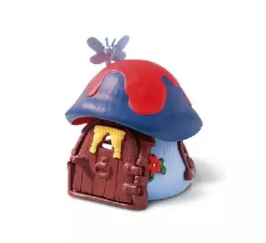 Домик гномика в виде грибочка