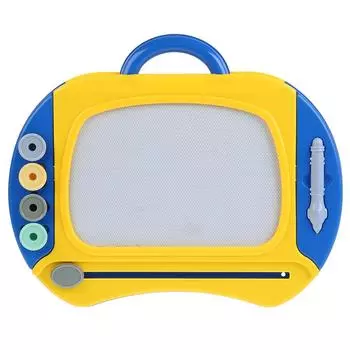 Доска для рисования с магнитными штампами и ручкой