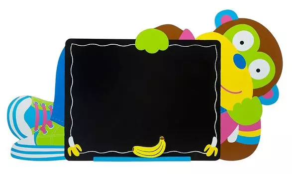 Доска подвесная для рисования мелом - Обезьянка, от 3 лет