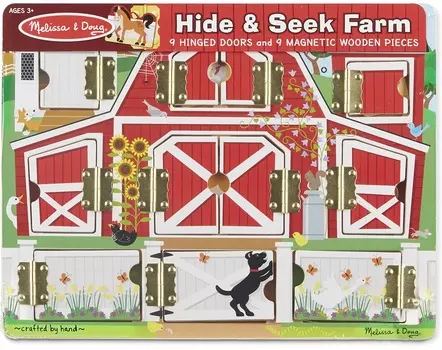 Доска с окошками - Ферма, из серии Магнитные игры