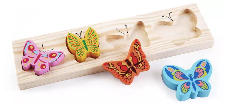 Доска-вкладыш - Бабочки