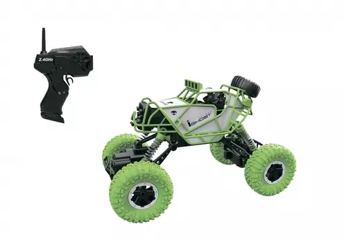 Драйв раллийная радиоуправляемая машина на аккумуляторе 3.6V – Бигвил, 4WD, 14 км/ч, цвет зелено-белый