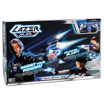 Двойной набор мини бластеров из серии Lazer M.A.D с 2 мишенями